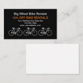 Fahrradverleih - Visitenkarten Visitenkarte (Vorne/Hinten)