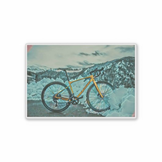 Fahrradverleihgift Aufkleber (Vorderseite)