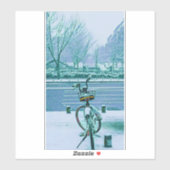 Fahrradverleihgift Aufkleber (Blatt)