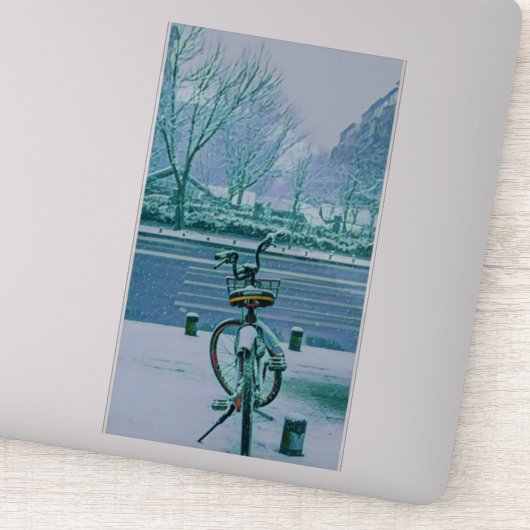 Fahrradverleihgift Aufkleber (Detail)