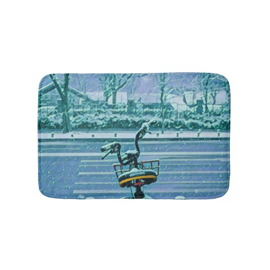 Fahrradverleihgift Badematte (Vorderseite)
