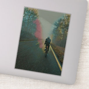 Fahrradverleihgift Cycling Painting Aufkleber