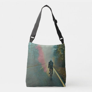 Fahrradverleihgift Cycling Painting Tragetaschen Mit Langen Trägern