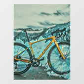 Fahrradverleihgift Fensteraufkleber (Blatt)