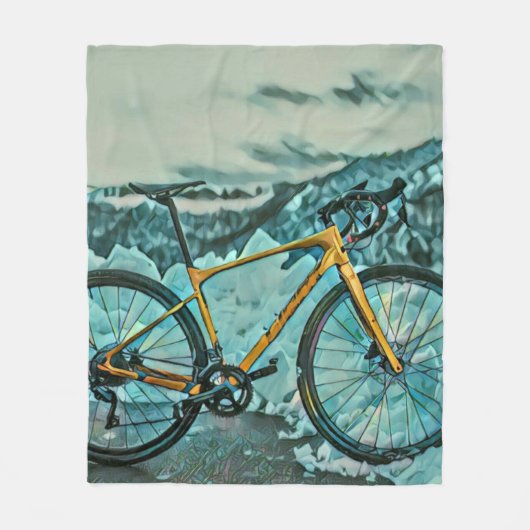 Fahrradverleihgift Fleecedecke (Vorderseite)