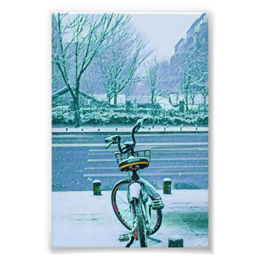 Fahrradverleihgift Fotodruck (Vorne)