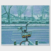 Fahrradverleihgift Geschenkpapier (Flach)