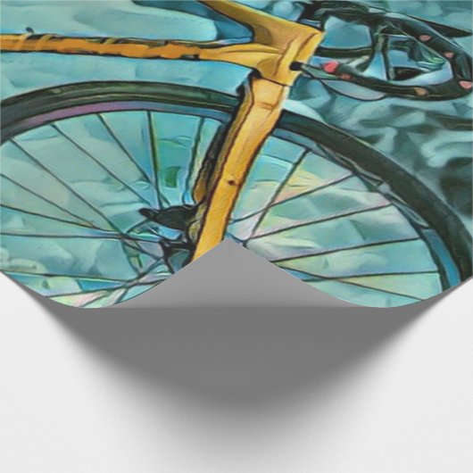 Fahrradverleihgift Geschenkpapier (Ecke)