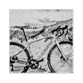 Fahrradverleihgift Gummistempel (Prägung)
