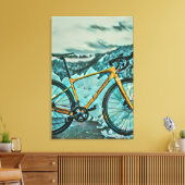 Fahrradverleihgift Leinwanddruck (Insitu (Wohnzimmer))