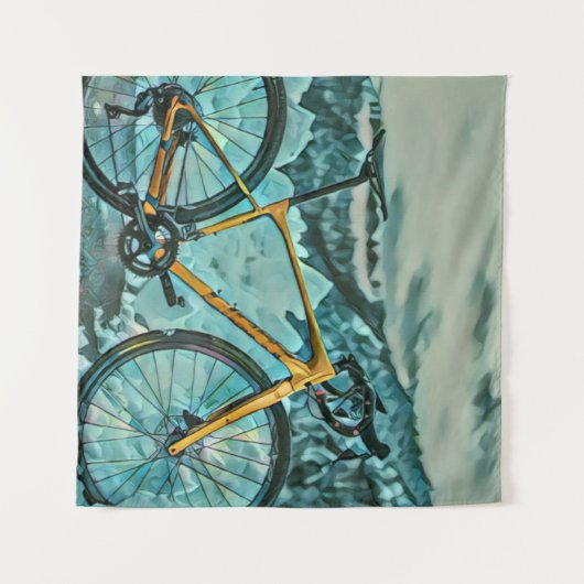 Fahrradverleihgift Wandteppich (Vorderseite (Horizontal))