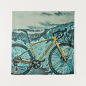 Fahrradverleihgift Wandteppich (Vorderseite)