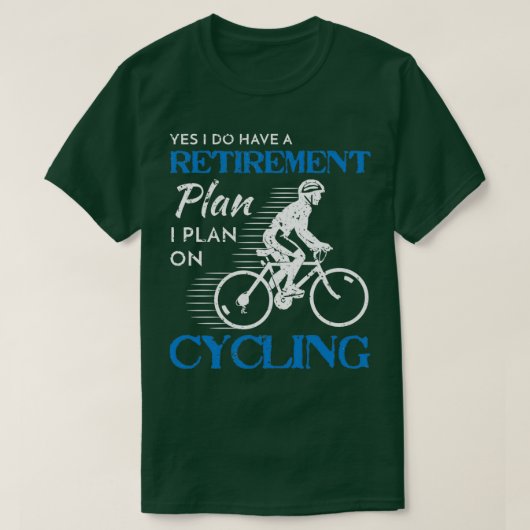 Fahrradverleihungsplan Fahrradtour T-Shirt (Design vorne)