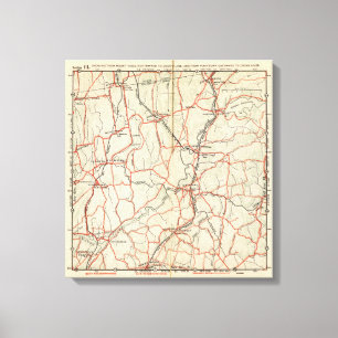 Fahrradwege in New York und Conneticut 12 Leinwanddruck