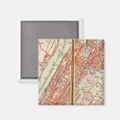 Fahrradwege in New York und Conneticut 6 Magnet (Vorderseite/Rückseite)