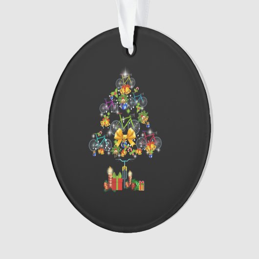 Fahrradweihnachtsbaum Ornament (Vorderseite)
