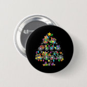 Fahrradweihnachtsbaum Sonnenradfahrer Button (Vorne & Hinten)