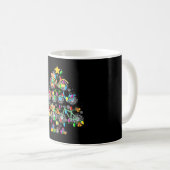 Fahrradweihnachtsbaum Sonnenradfahrer Kaffeetasse (VorderseiteRechts)