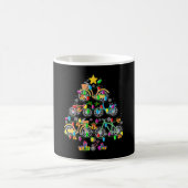 Fahrradweihnachtsbaum Sonnenradfahrer Kaffeetasse (Mittel)