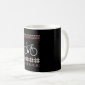 Fahrradweihnachtsfest Kaffeetasse (VorderseiteRechts)