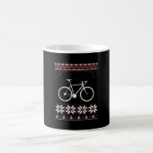 Fahrradweihnachtsfest Kaffeetasse (Mittel)