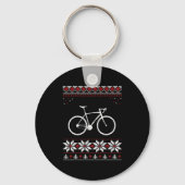Fahrradweihnachtsfest Schlüsselanhänger (Vorderseite)