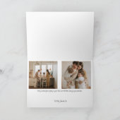 Fahrradweihnachtskarte Karte (Innenseite)