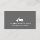 Fahrradweiße, moderne Motorradkarte Visitenkarte (Vorderseite)