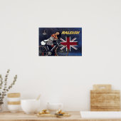 Fahrradwerbung Vintag Poster (Küche)