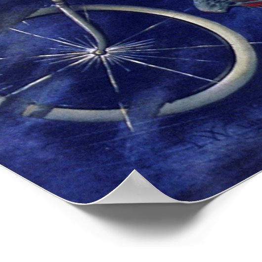 Fahrradwerbung Vintage Fahrräder Gladiator Poster (Ecke)