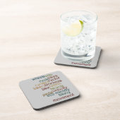 Fahrradwolke Getränkeuntersetzer (Rechte Seite)