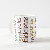 Fahrradwolke Kaffeetasse (Vorderseite Links)