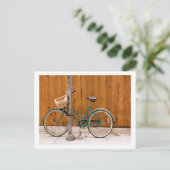 Fahrradzaun Postkarte (Stehend Vorderseite)