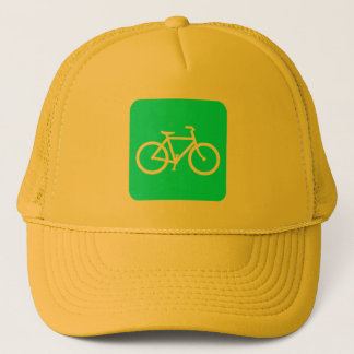 Fahrradzeichen - Cyan Truckerkappe