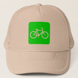 Fahrradzeichen - Grün Truckerkappe