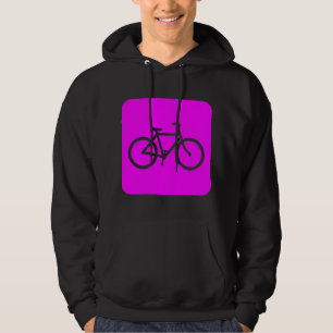 Fahrradzeichen - Magenta Hoodie
