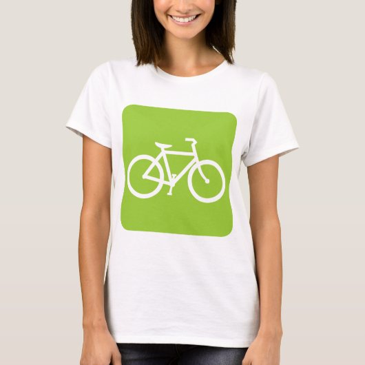 Fahrradzeichen - Mars Green T-Shirt (Vorderseite)