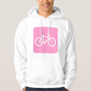 Fahrradzeichen - Rosa Hoodie