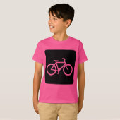 Fahrradzeichen - Schwarz T-Shirt (Vorne ganz)