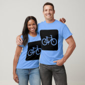 Fahrradzeichen - Schwarz T-Shirt (Unisex)