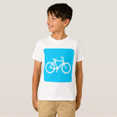 Fahrradzeichen - Sky Blue T-Shirt (Vorne ganz)