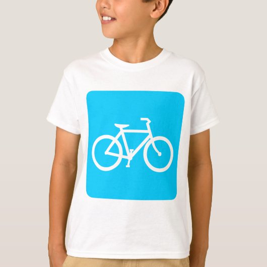 Fahrradzeichen - Sky Blue T-Shirt (Vorderseite)