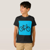 Fahrradzeichen - Sky Blue T-Shirt (Vorne ganz)