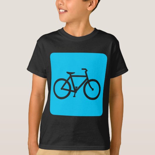 Fahrradzeichen - Sky Blue T-Shirt (Vorderseite)