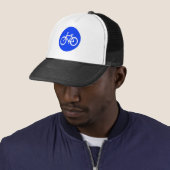 Fahrradzeichen Truckerkappe (Beispiel)