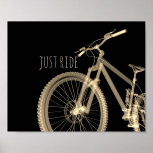 Fahrradziffertypografie Plakatwand Poster