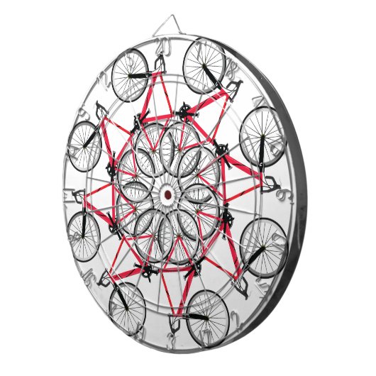 Fahrradzyklus Dartscheibe (Vorderseite rechts)