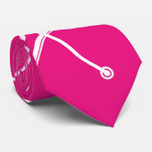 Fahrradzyklus-Krawatte des heißen Rosas Krawatte (Gerollt)