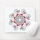 Fahrradzyklus Mousepad (Mit Mouse)