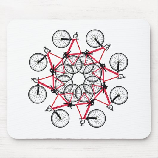 Fahrradzyklus Mousepad (Vorne)